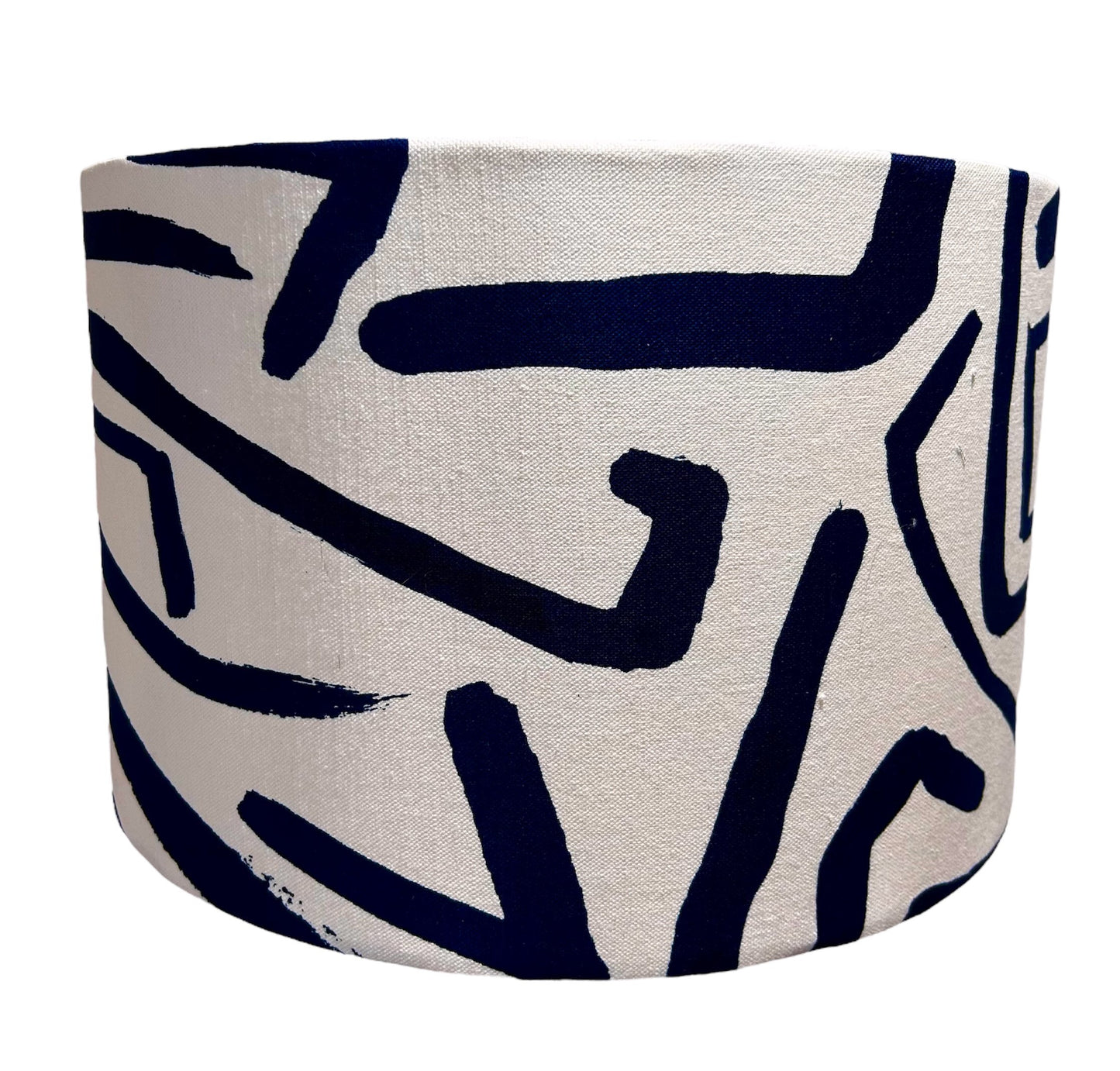 40cm Navy Melodic Abstract Lampshade