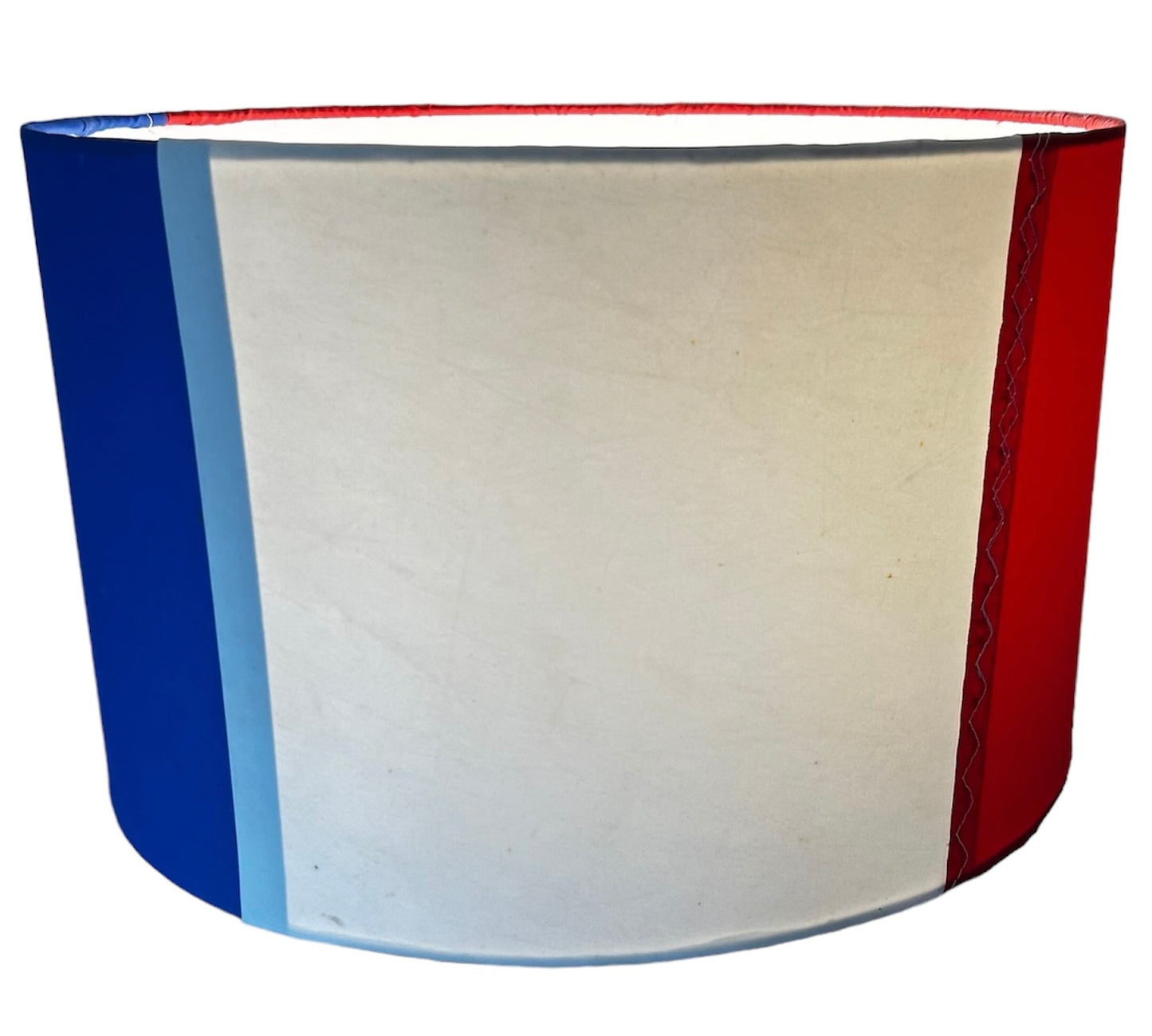 Sail Lampshade in Red, White and Blue