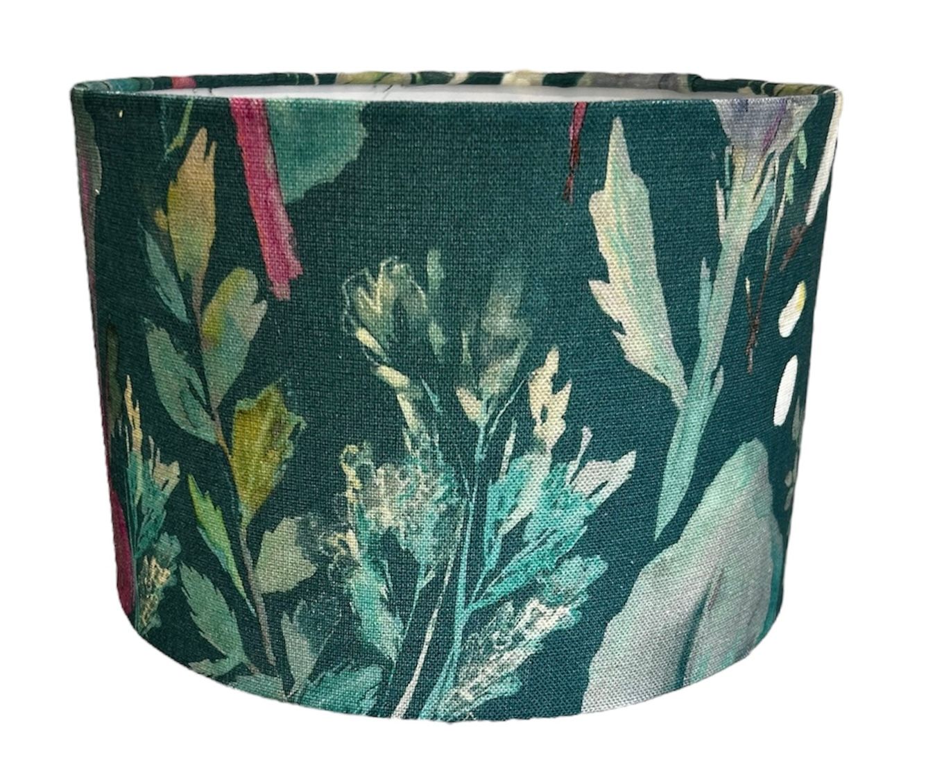 Beautiful Linen Veg Patch Printed Lampshade