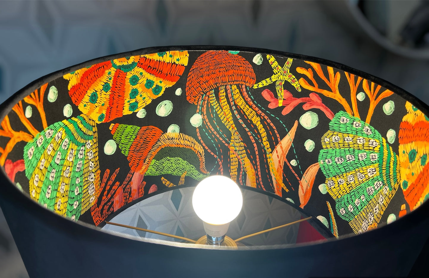 Under the Sea velvet Lampshade