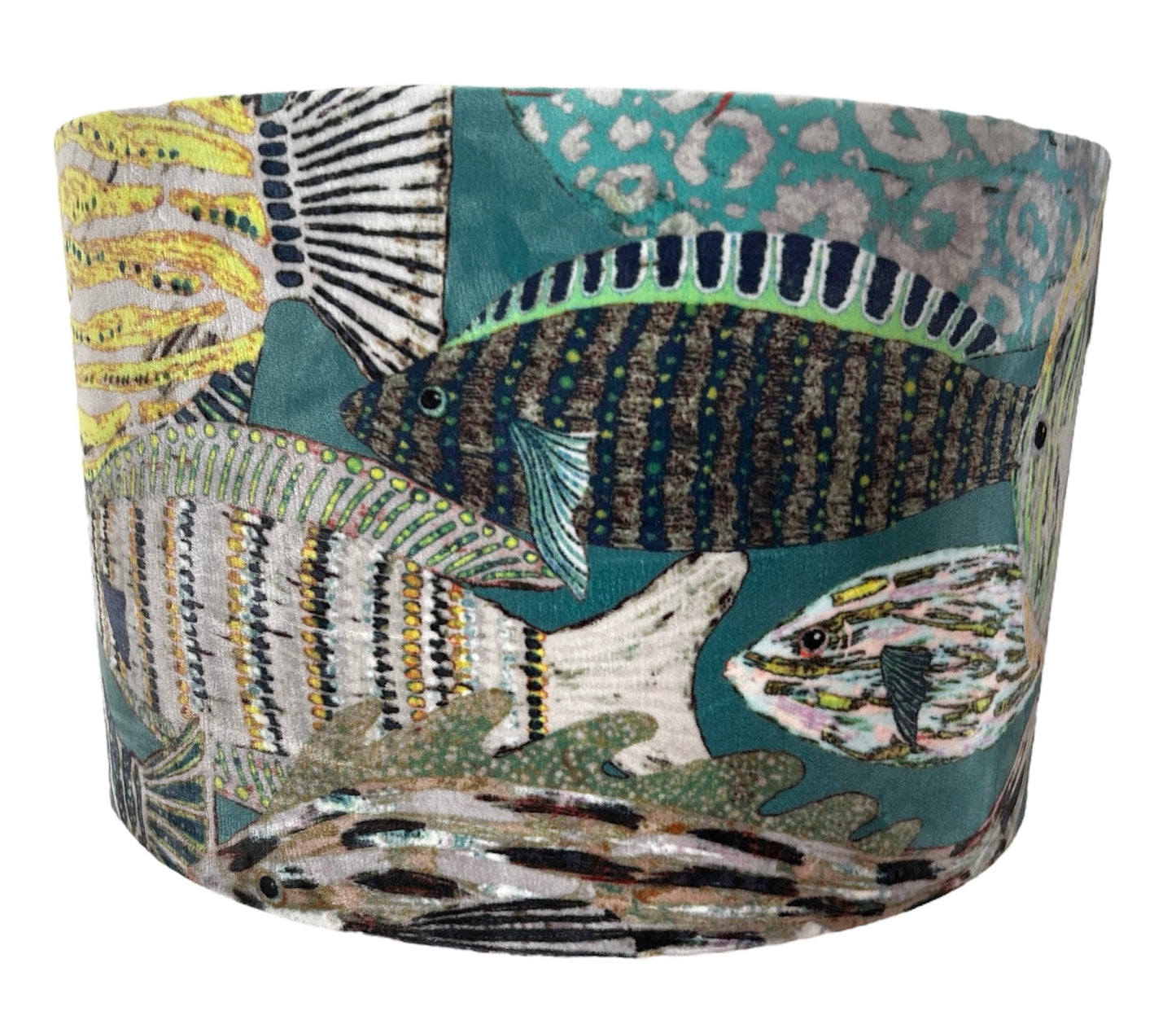 Velvet Fish Printed Lampshade